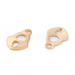 201 breloques en acier inoxydable&nbsp;STAS-B001-09G