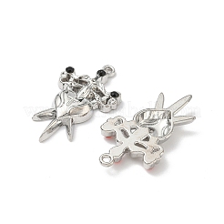 Подвески из сплава и страза&nbsp;FIND-L023-08P