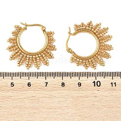 Pendientes de aro de acero inoxidable 304&nbsp;EJEW-MZ00753