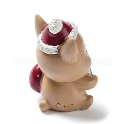 Рождественские животные скульптура из смолы орнамент RESI-K025-01B