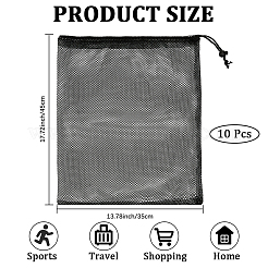 Подарочные пакеты из полиэстера с прямоугольной сеткой ABAG-WH20001-23A