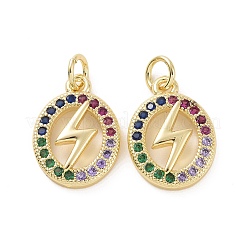 Латунные подвески из микро-паве&nbsp;KK-E068-VF154