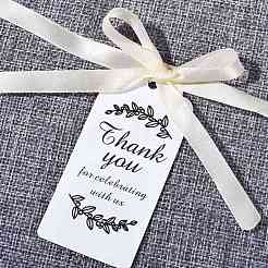 2 комплект 2 цвета спасибо за празднование с нами бумажные подарочные бирки CDIS-SZ0001-10