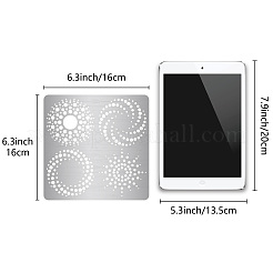 Трафареты для штампов из нержавеющей стали DIY-WH0238-160