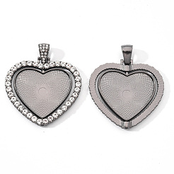 Сеттинги для кулона(кабошонов) X-PALLOY-S107-004B-RS