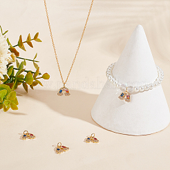 Латунные подвески из микро-паве&nbsp;ZIRC-BBC0001-18