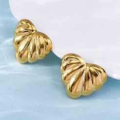 Серьги-гвоздики из нержавеющей стали 304 для женщин&nbsp;LS-EJEW-F357-03G-04