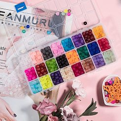 Прозрачные стеклянные бусины GLAA-PH0006-01