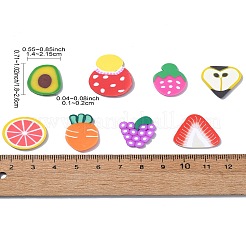 200шт бусины из полимерной глины ручной работы&nbsp;CLAY-CJ0001-87