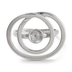 Стеллажное покрытие латунь открытые настройки кольца манжеты KK-Z071-30P