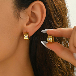 Серьги-кольца из нержавеющей стали UG2096