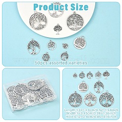 50шт 10 стиля подвески из сплава в тибетском стиле&nbsp;FIND-YW0006-93