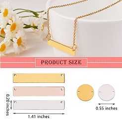 12 шт. 2 стильных латунных звена и 8 шт. 2 цвета латунных подвески&nbsp;KK-SZ0004-05