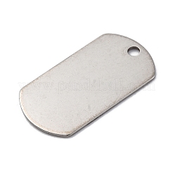 201 нержавеющая сталь штампованные пустые бирки подвески STAS-S171-07P