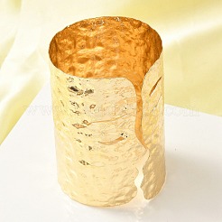 Текстурированные литые открытые браслеты-манжеты для женщин&nbsp;LS-BJEW-K272-04G