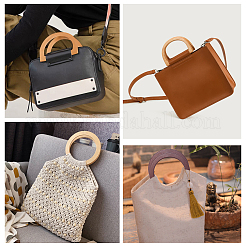 8 шт. 4 стиля деревянных ручек для сумок FIND-WR0001-41