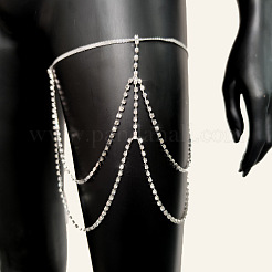 Сплав кристалл горный хрусталь многослойные кисточки ножные цепочки FS-WGAD058-02