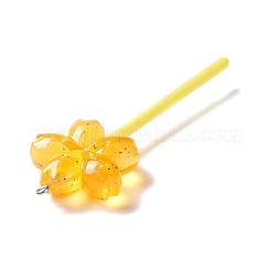 Grands pendentifs lumineux en résine transparente&nbsp;RESI-K019-04C