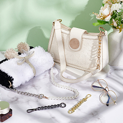 4 шт. 4-цветные литые удлинители для ремня кошелька с панцирной цепью FIND-WR0008-86