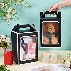 Складные бумажные подарочные пакеты ABAG-WH0045-44B