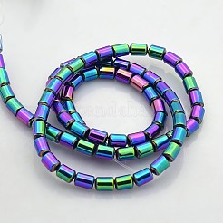 Electroplate non magnetici ematite sintetico fili di perline&nbsp;G-J210A-03