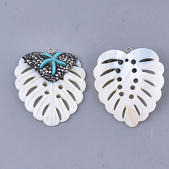 Подвески из пресноводных оболочек&nbsp;RB-T010-02