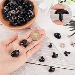 120 шт. 12 носа для кукол из пластика KY-GF0001-31