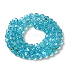 Гальванизируйте прозрачное стекло бисер нитей&nbsp;LS-EGLA-A035-T8mm-L08