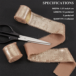 Односторонняя полиэфирная потертая лента горячего тиснения длиной 4.5 м. OCOR-WH20003-08B