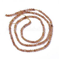 Sunstone naturale fili di perline&nbsp;G-F596-23-2mm