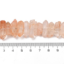 Натуральный хрустят кварц бисер пряди G-R012-B06-02