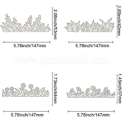 Углеродистая сталь разрезает трафареты DIY-BC0001-74
