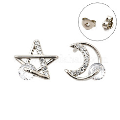 Серьги-гвоздики из циркония&nbsp;EJEW-M103-01P