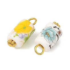 Pendentifs en porcelaine imprimée à la main&nbsp;PALLOY-JF05990