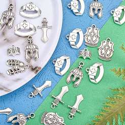70 pièces 6 styles pendentifs en alliage de style tibétain&nbsp;FIND-SZ0003-91