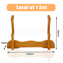 Supporto per spada katana in legno&nbsp;DIY-WH0453-49B
