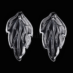 Прозрачные стеклянные бусины-лепестки&nbsp;GLAA-N001-18