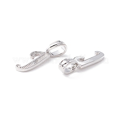 Regalbeschichtung umweltfreundliche Messing-Buchstabenanhänger&nbsp;KK-K265-02P-J