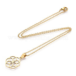 201 подвеска из нержавеющей стали NJEW-S105-JN599-45-2