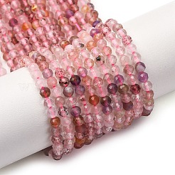 Натуральные кварцевые бусины супер семь нитей&nbsp;G-A276-C06-3mm