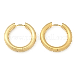 Матовые серьги-кольца из нержавеющей стали 304 для женщин&nbsp;EJEW-C096-32G-G