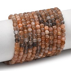 Natürliche Multi-Mondstein-Perlenstränge&nbsp;G-D103-C01