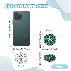 4шт железно-стеклянные кабошоны FIND-FG0004-86A