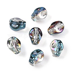 Стеклянные бусины с гальваническим покрытием &nbsp;EGLA-T021-09J