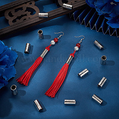 200 шт. Железные складные обжимные концы IFIN-GA0001-50B