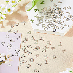 144 шт. 36 шт. подвески из нержавеющей стали с цифрой 0~9 и буквой a~z&nbsp;STAS-TA0003-12