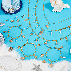 Kit per realizzare collane e braccialetti a tema oceano&nbsp;DIY-PH00003