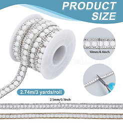 Strass hotfix in ceramica e resina glitterata (adesivo hot melt sul retro)&nbsp;DIY-WH0308-621B