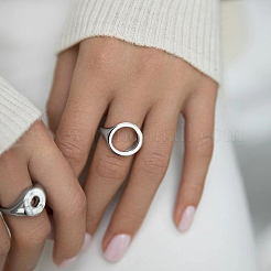 925 стерлингового серебра кольца перста NP5808-2