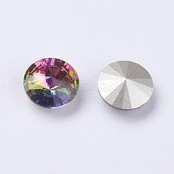 Verre k9 pointu en strass&nbsp;RGLA-E012-8mm-001VM